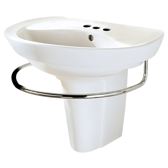 American Standard Ravenna Vitreous China 24" SemiPedestal Bathroom